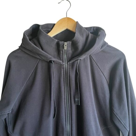 Athleta Zip-Up Triumph Hoodie 1X Black Jacket - Picture 3 of 13